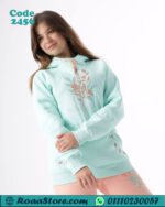 ترنج بناتي شتوي بتصميم أنيق مناسب للبنات مقاسات 14 إلى 18 كود 2456