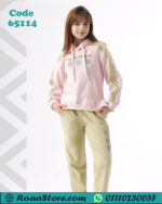 تفاصيل خامة وتصميم ترنج بناتي شتوي هودي للأطفال – كود 65114