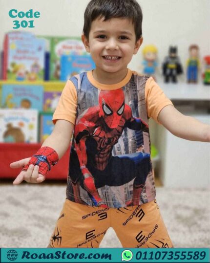 بيجامة سبايدر مان أطفال