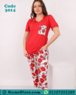 بيجامه حريمي نص كم