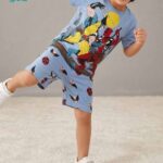 طقم صيفي أطفال مارفل