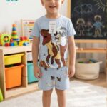 طقم ديناصور أطفال صيفي