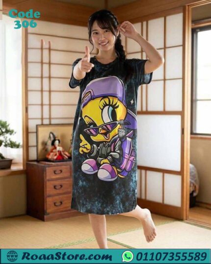 كاش للنوم حريمي كرتون Tweety مريح