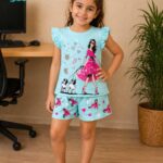 طقم بناتي أطفال صيفي