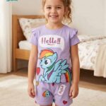 طقم بناتي أطفال يونيكورن