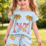 بيجامة بناتي بينك بانثر