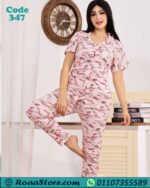 طقم حريمي بنقشة زهور