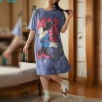 كاش حريمي للنوم حريمي قطن ناعم بطبعة ديزني